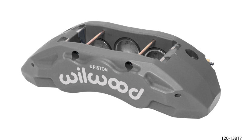 Wilwood Caliper-TX6R- R/H - Clear 1.75/1.62/1.62in Pistons 1.38in Disc