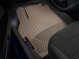 WeatherTech 14-16 Jeep Wrangler Rear Rubber Mats - Tan