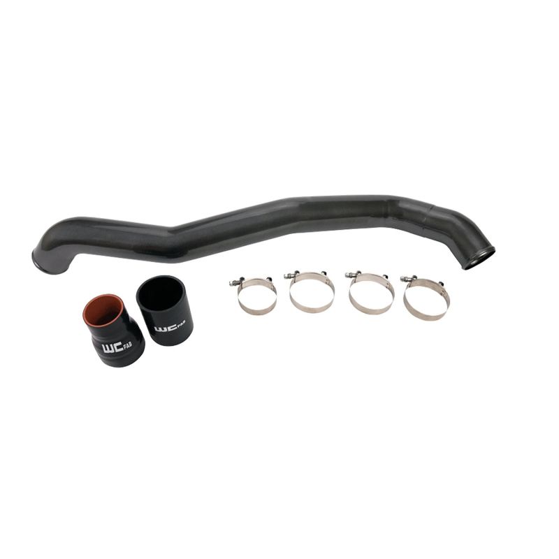 Wehrli 11-16 Chevrolet 6.6L LML Duramax Driver Side 3in Intercooler Pipe - Fine Texture Black