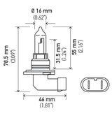 Hella HB3 9005 12V 100W Xenon White XB Bulb (Pair)