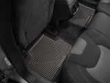 WeatherTech 2014+ Jeep Cherokee Rear Rubber Mats - Cocoa