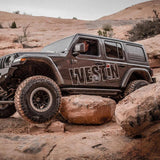 Westin/Snyper 2018+ Jeep Wrangler JL Unlimited 4DR Triple Tube Rock Rail Steps - Textured Black