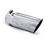 MBRP Universal Tip 5 O.D. Angled Single Walled 4 inlet 12 length