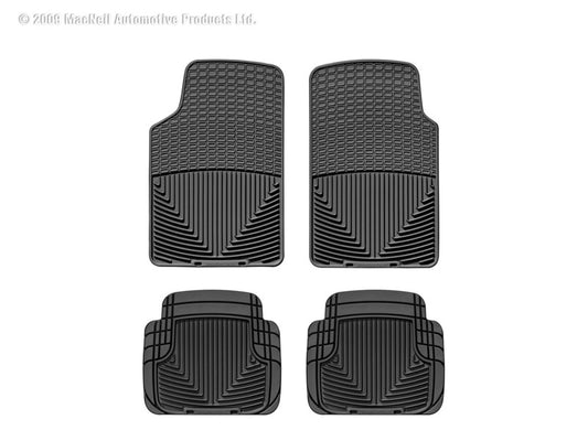 WT Rubber Mats - Front - Blk