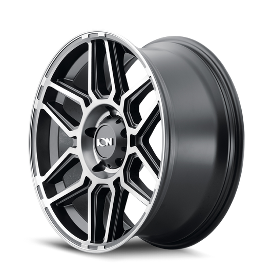 ION Type 146 17x9 / 6x135 BP / 0mm Offset / 87.1mm Hub Matte Black W/Machined Dart Tint Wheel