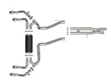 aFe Vulcan Series 2.5in 304SS Cat-Back Exhaust 2021+ Jeep Wrangler 392 6.4L w/ Polished Tips