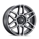 ION Type 146 20x10 / 6x135 BP / -19mm Offset / 87.1mm Hub Matte Black W/Machined Dart Tint Wheel