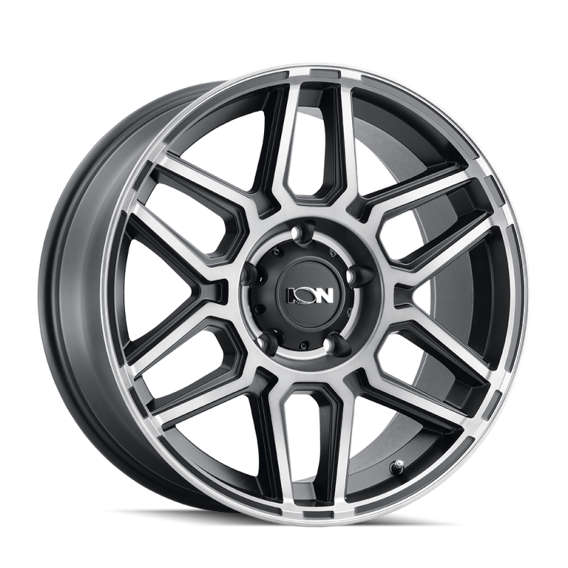 ION Type 146 20x9 / 8x165.1 BP / 0mm Offset / 125.2mm Hub Matte Black W/Machined Dart Tint Wheel