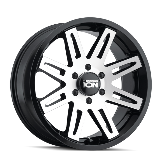 ION Type 142 17x9 / 5x127 BP / -12mm Offset / 78.1mm Hub Black/Machined Wheel