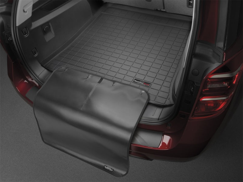 WeatherTech 2018+ Jeep Wrangler JK Cargo Liners w/Bumper Protector - Grey (w/Alpine Prem 9-Speakers)