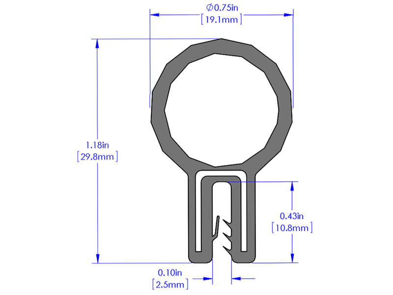 aFe MagnumFORCE Spare Parts Trim Seal Kit (1/16IN X 3/4IN) x 36IN L