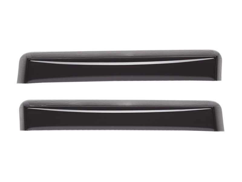 WeatherTech 05-13 Toyota Tacoma Access Cab Rear Side Window Deflectors - Dark Smoke