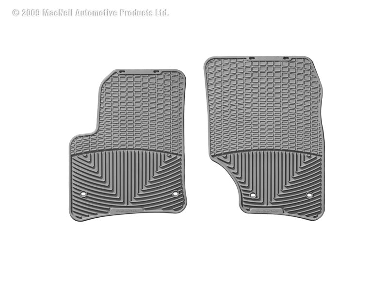 WeatherTech 03-10 Porsche Cayenne Front Rubber Mats - Grey