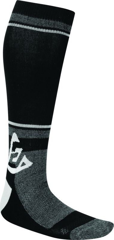 Answer Moto Socks Black Youth - Large/XL