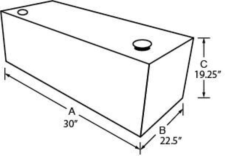 Tradesman Steel Rectangular Liquid Storage Tank - Black