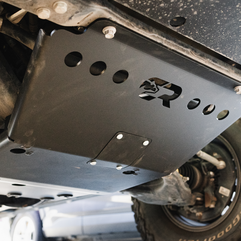 Cali Raised 05-23 Toyota Tacoma Front Skid Plate - Aluminum / Raw