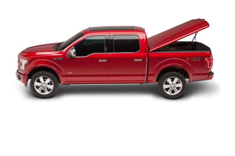 UnderCover 16-20 Toyota Tacoma 5ft Elite LX Bed Cover - Bright Red (Req Factory Deck Rails)