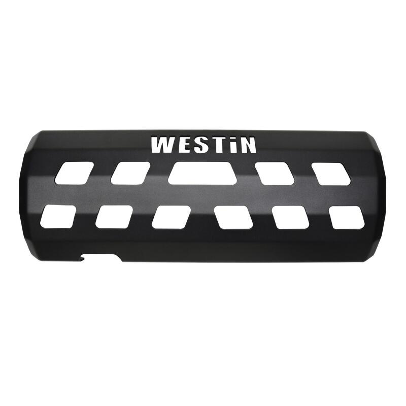 Westin 18-22 Jeep Wrangler JL (Excl. 4xe) Muffler Skid Plate - Tex. Blk