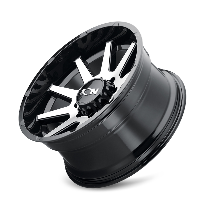 ION Type 143 20x10 / 8x165.1 BP / -19mm Offset / 125.2mm Hub Black/Machined Wheel