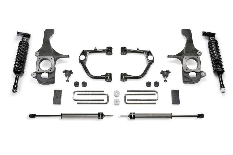 Fabtech 16-19 Toyota Tundra 4WD Trd Pro 2in UCA Kit w/Bjs & Dlss 2.5C/O & Rr Dlss