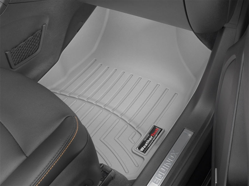 WeatherTech 22+ Toyota Tundra Front Floor Liner - Grey (Crew Max - Double Cab)