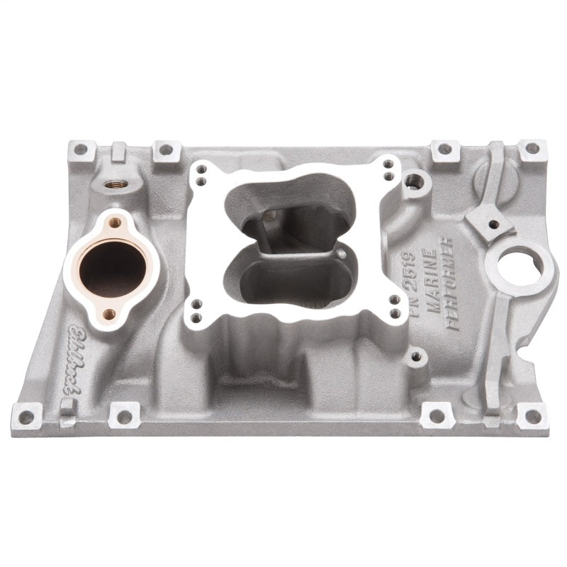 Edelbrock 96-17 Chevy 4.3 V6 Vortec Marine Engine Performer Series Intake Manifold w/8 Bolts