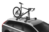 Thule FastRide Fork-Mount Roof Bike Rack (For Quick-Release Bikes/Adapter Req. for Thru-Axle) - Blk