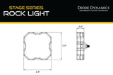 Diode Dynamics Stage Series RGBW LED Rock Light Kit (8-pack)