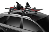 Thule SnowPack Extender Slide-out Ski/Snowboard Rack (Up to 6 Pair Skis/4 Snowboards) - Black/Silver