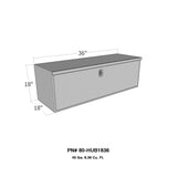 Westin/Brute HD Under Body 18in x 36in Drop Down Door - Aluminum