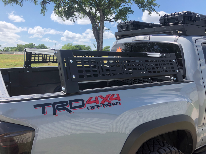 Cali Raised 05-23 Toyota Tacoma Overland Bed Rack - Long Bed Low Profile Rack