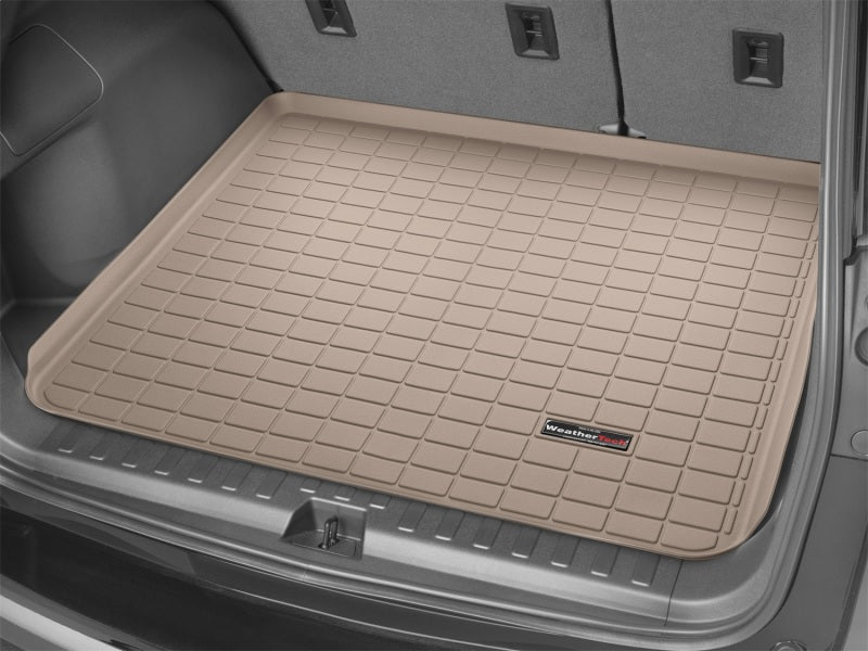 WeatherTech 2018+ Jeep Wrangler Unlimited Cargo Liners - Tan(Vehicles w/Flat Load Floor & Subwoofer)