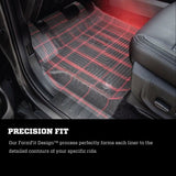 Husky Liners 08-22 Toyota Sequoia X-Act Contour Black 2nd Seat Floor Liners (w/o Second Row)