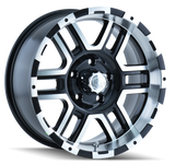 ION Type 179 18x9 / 5x127 BP / 12mm Offset / 83.82mm Hub Black/Machined Wheel