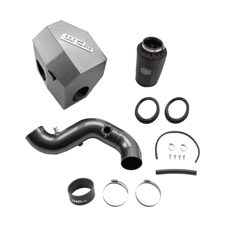 Wehrli 13-18 Cummins 6.7L Intake Kit 4in - Gun Metal