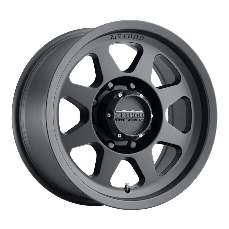 Method MR701 17x8.5 0mm Offset 8x6.5 130.81mm CB Matte Black Wheel