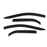 Westin 2007-2018 Jeep Wrangler/Wrangler Unlimited Wade Slim Wind Deflector 4pc - Smoke