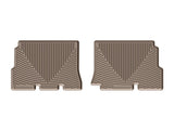 WeatherTech 14-16 Jeep Wrangler Rear Rubber Mats - Tan