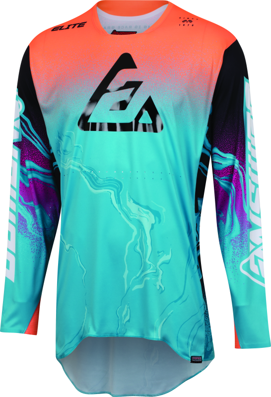 Answer 23 Elite Fusion Jersey Astana/Orange/Rhodamine Youth - Large