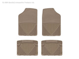 WT Rubber Mats - Rear - Tan