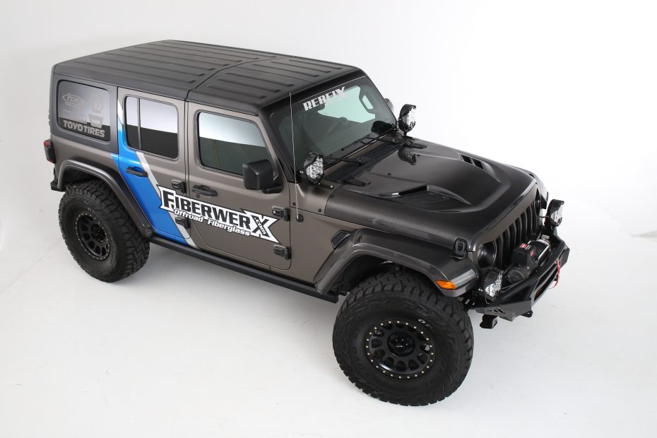 2018-2022 Jeep JL FiberwerX “RebelX” Hood