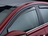 WeatherTech 03-10 Porsche Cayenne Front Side Window Deflectors - Dark Smoke