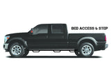 N-Fab Nerf Step 07-17 Toyota Tundra Double Cab 6.5ft Bed - Gloss Black - Bed Access - 3in