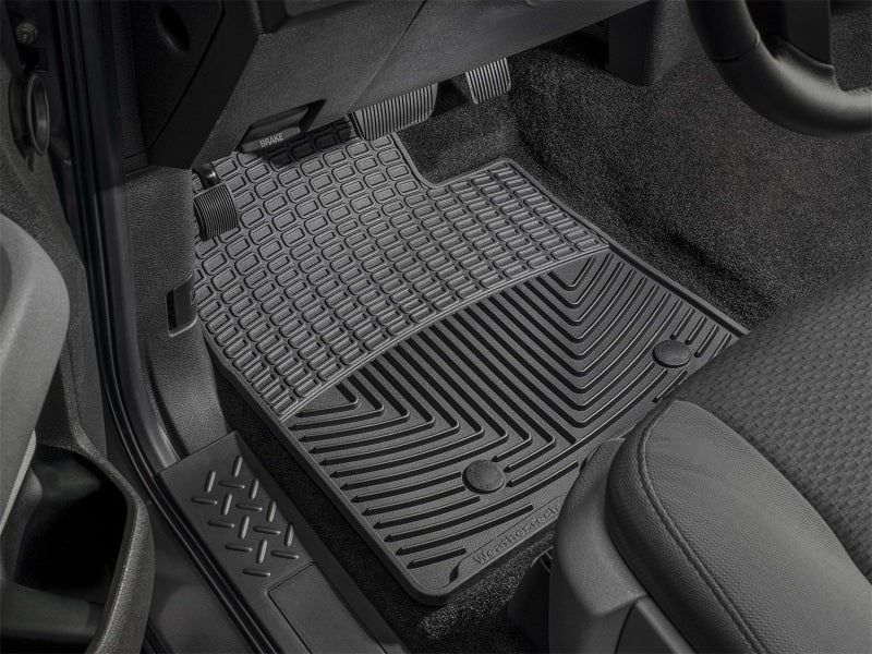 WeatherTech 08-11 Toyota Sequoia Front Rubber Mats - Black