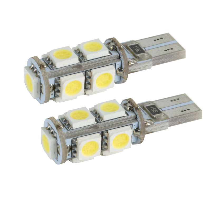 Oracle T10 9 LED 3 Chip SMD Bulbs (Pair) - Cool White SEE WARRANTY