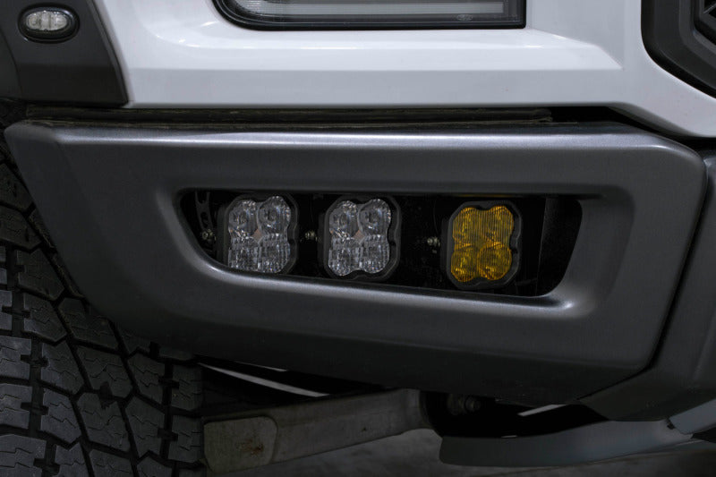 Diode Dynamics 17-20 Ford Raptor SS3 LED Fog Light Kit - White Pro