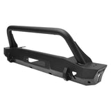 Westin 18-22 Jeep Wrangler JL / 20-22 Gladiator WJ2 Stubby Front Bumper w/Bull Bar - Tex. Blk