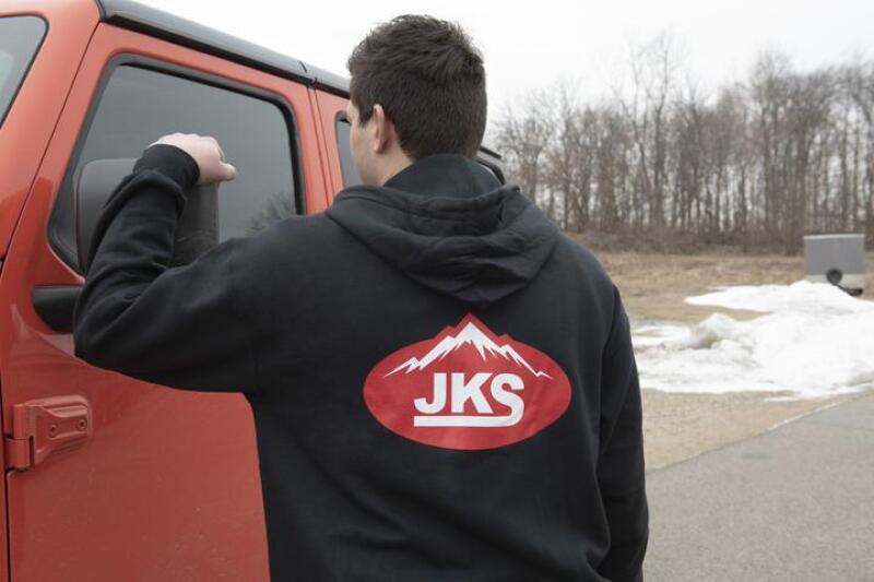 JKS Manufacturing Zippered Black Hoodie - 3XL