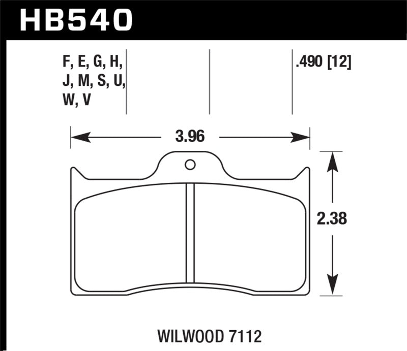 Hawk Wilwood DTC-60 Brake Pads