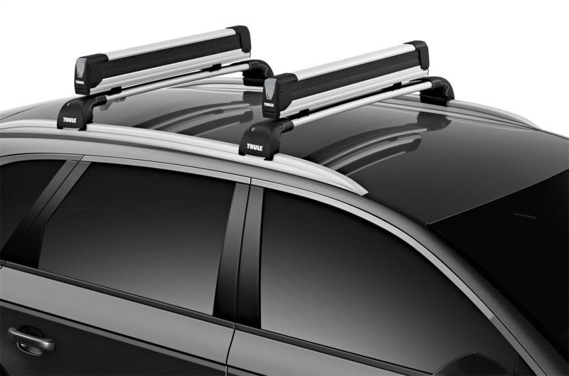 Thule SnowPack Extender Slide-out Ski/Snowboard Rack (Up to 6 Pair Skis/4 Snowboards) - Black/Silver